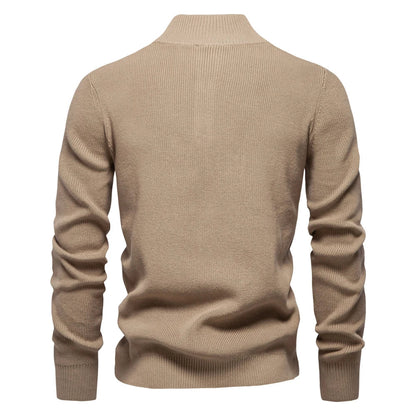 Stijlvolle herenpullover met knoopdesign