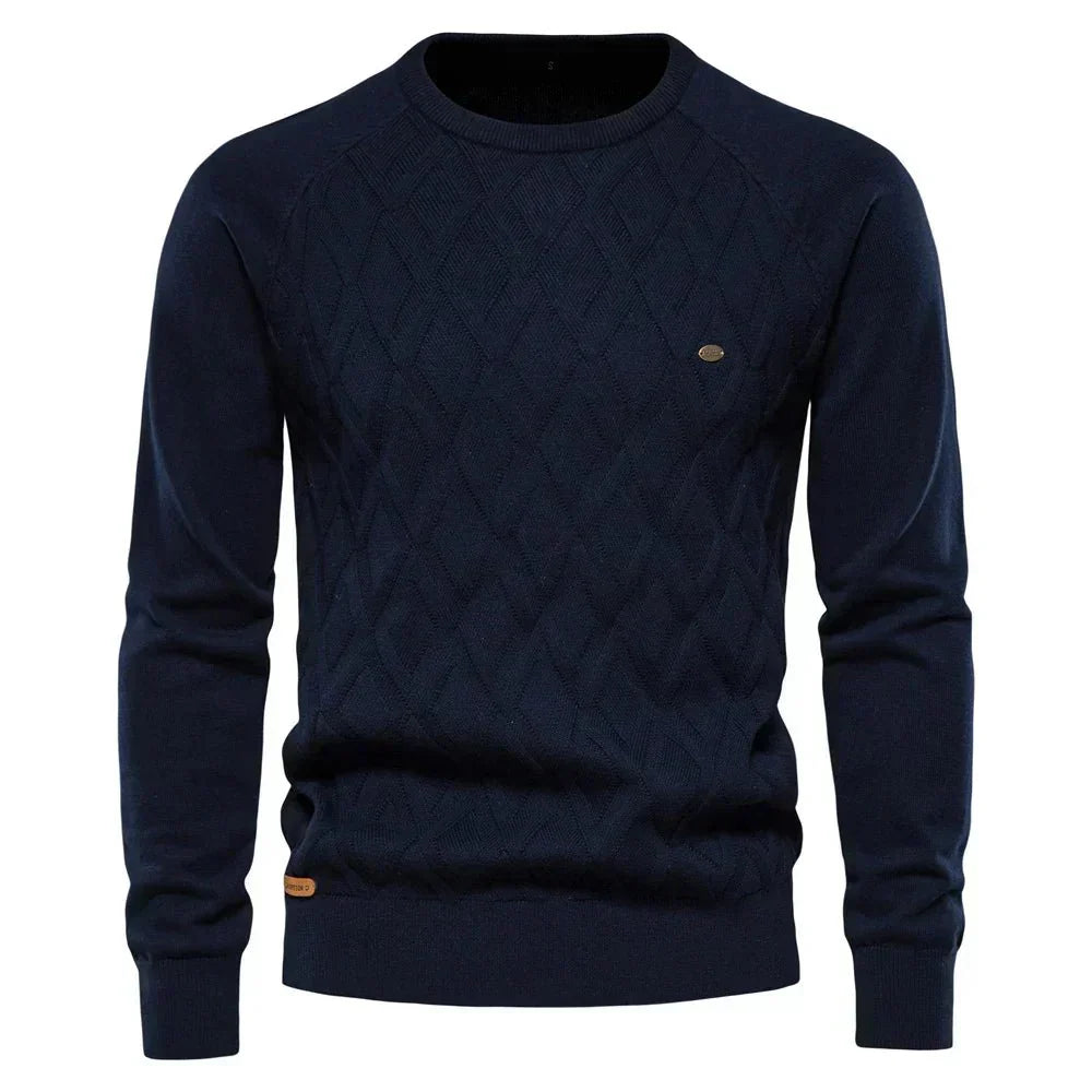 Herenpullover met Ruitpatroon