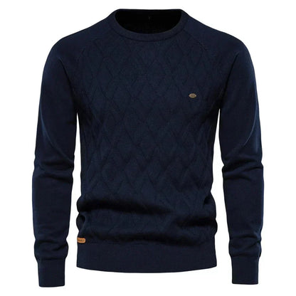 Herenpullover met Ruitpatroon