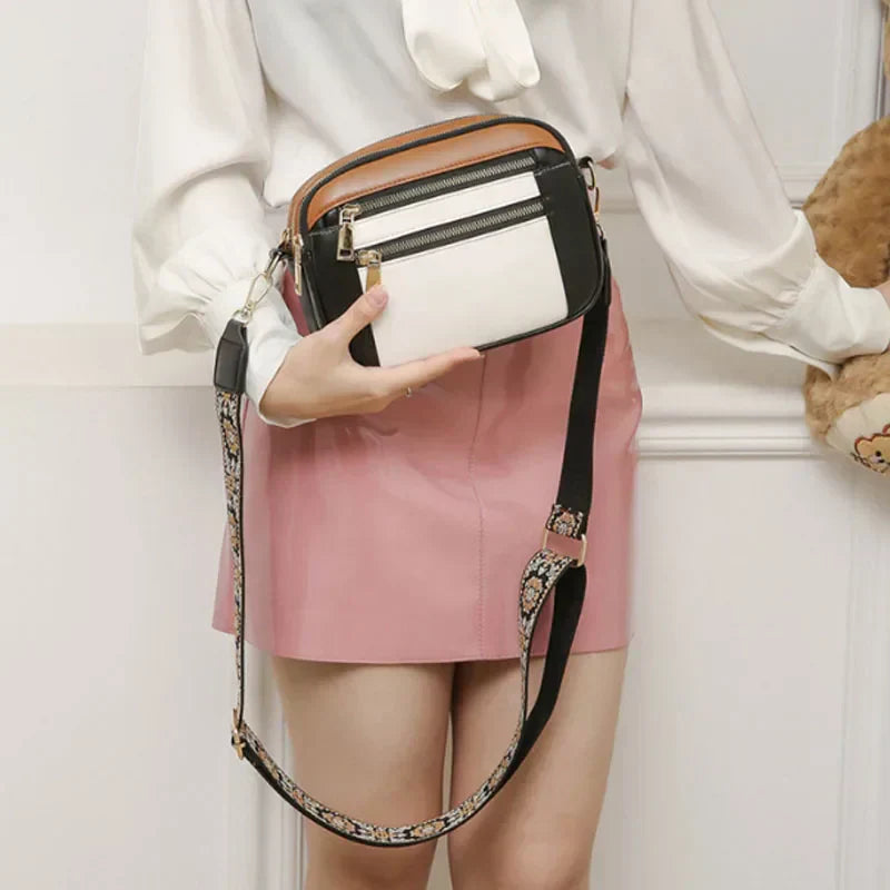 Violet | Fins Leren Schoudertas