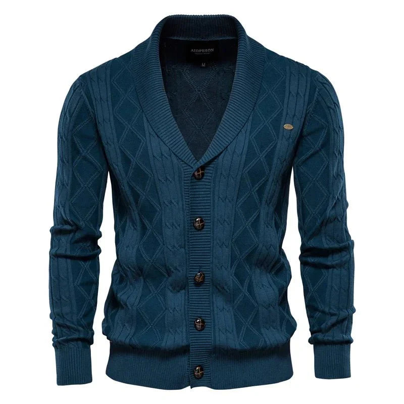 Heren-Cardigan met Knopsluiting