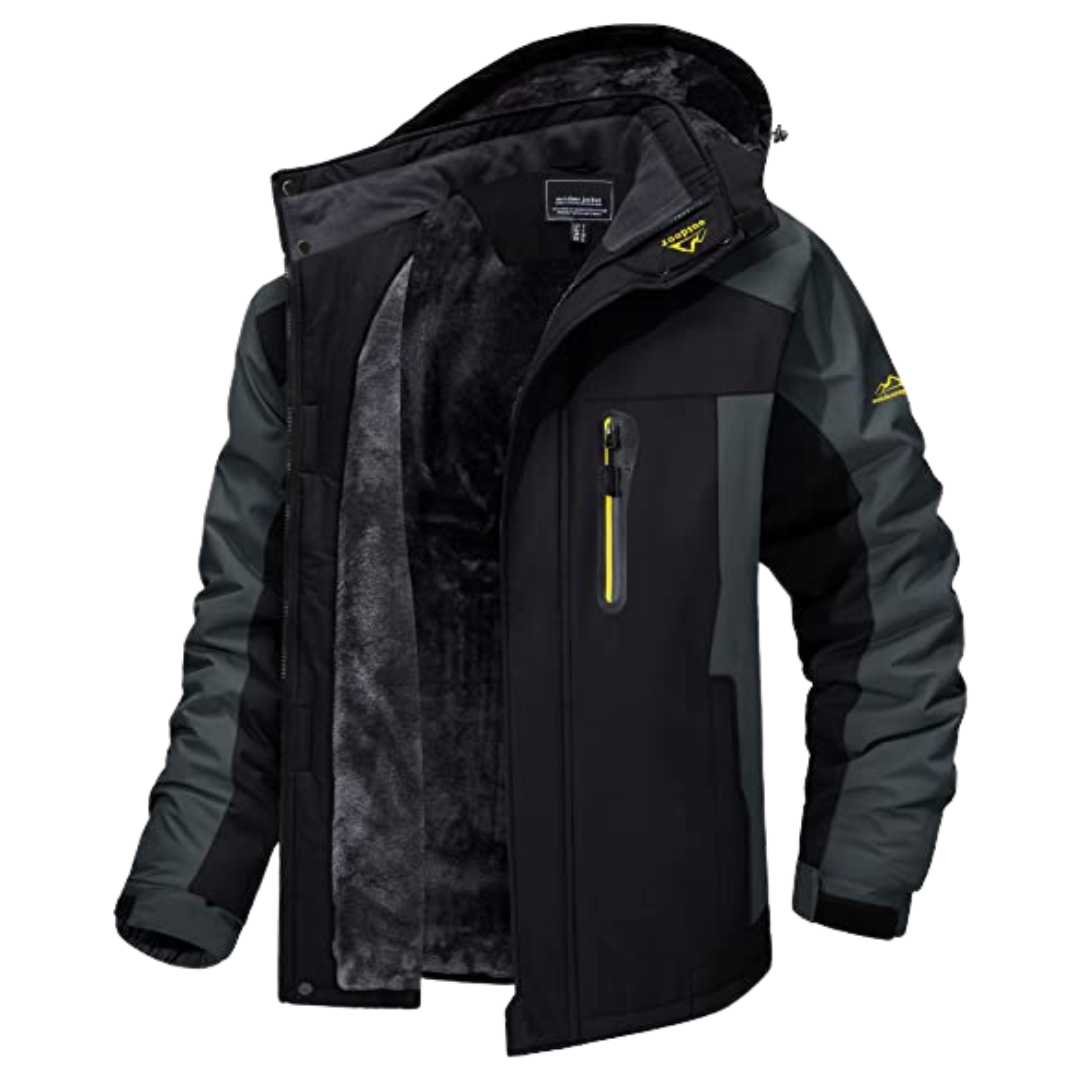 Premium Winterjas – Winddicht, Waterdicht & Dikke Fleecevoering
