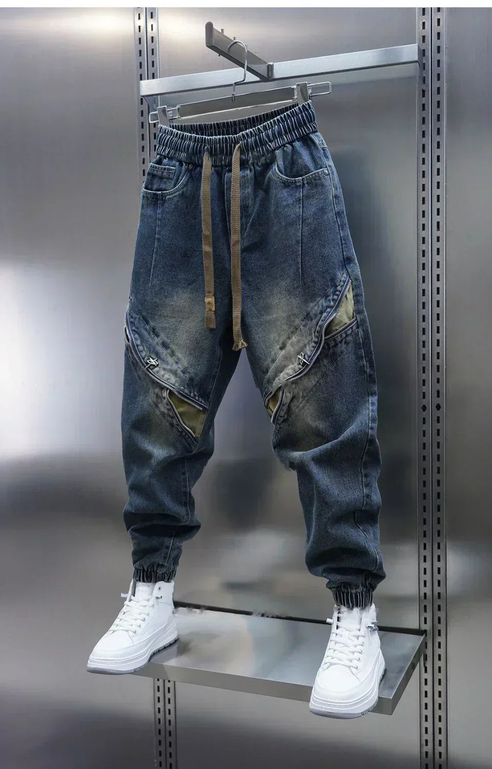 Baggy Jeans met Tailleband