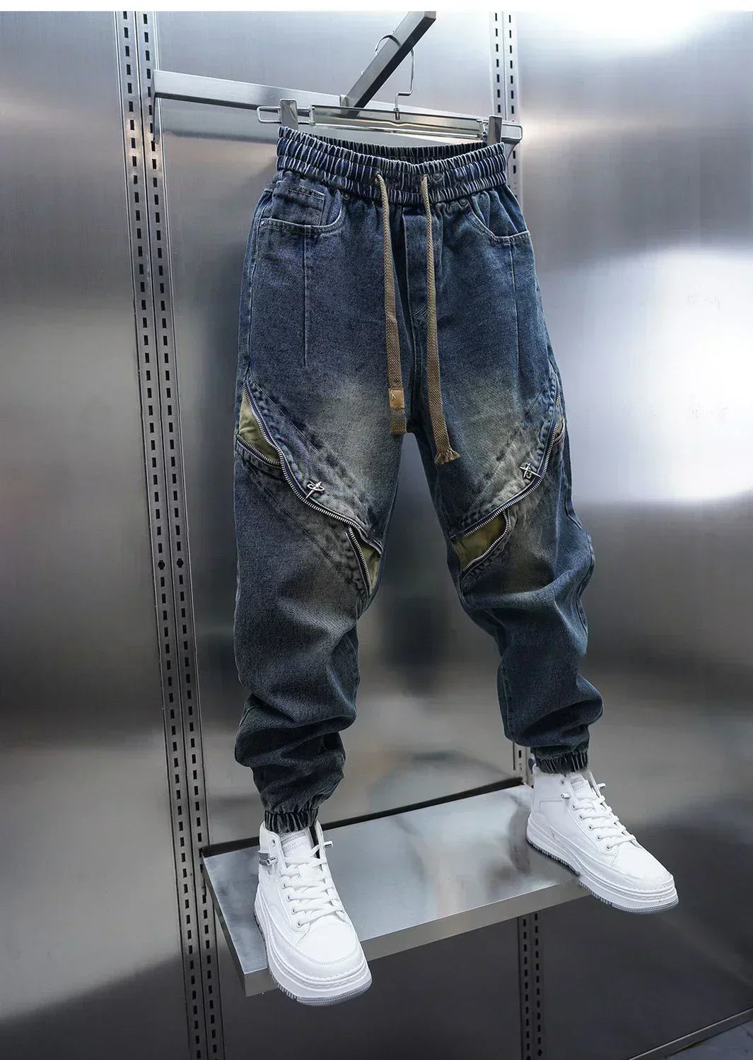 Baggy Jeans met Tailleband