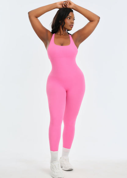 SnatchedKnit Backless Jumpsuit