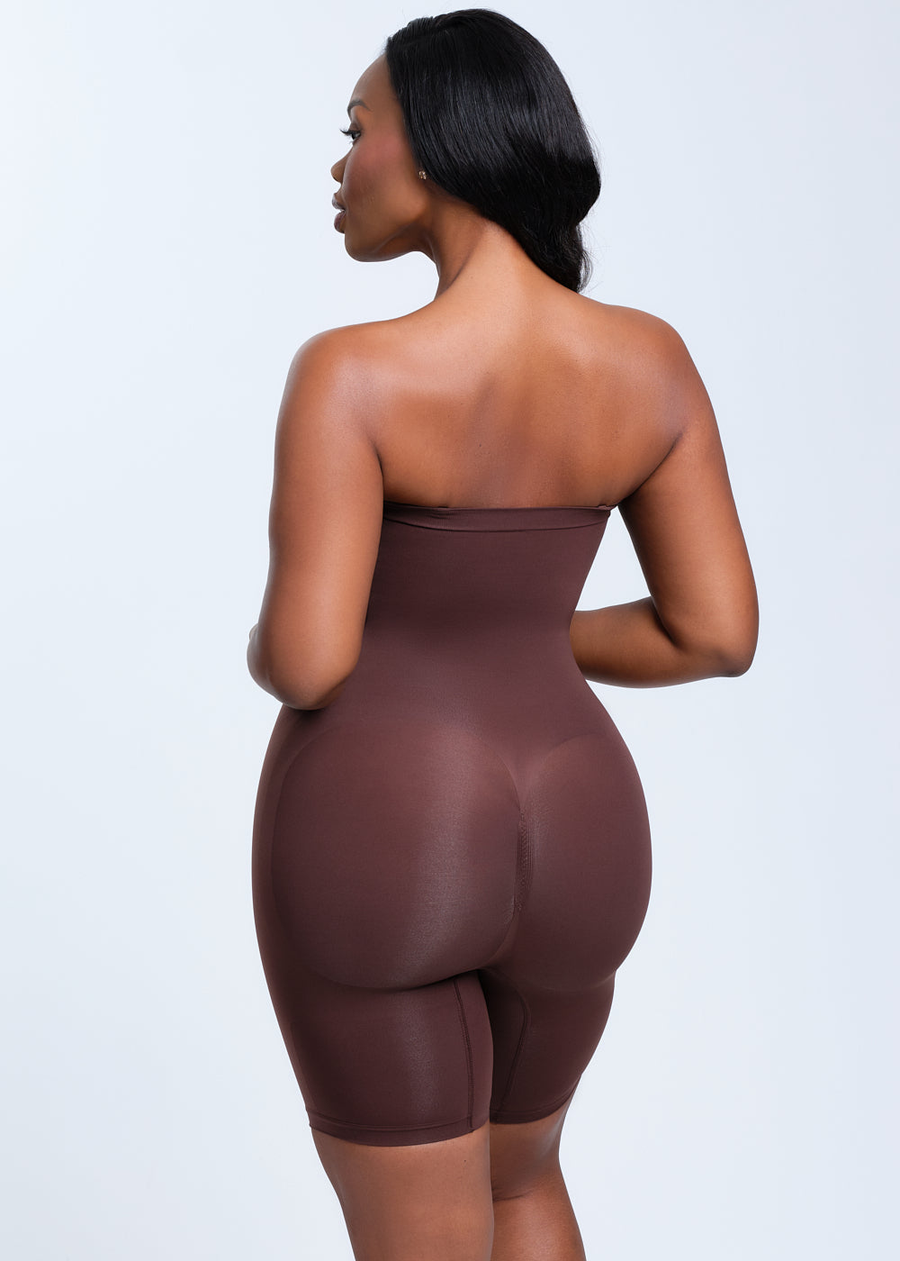 SmoothingSeamless Strapless Bodysuit Shorts