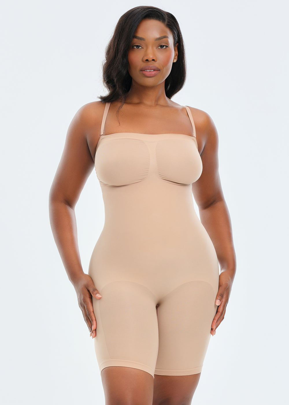 SmoothingSeamless Strapless Bodysuit Shorts