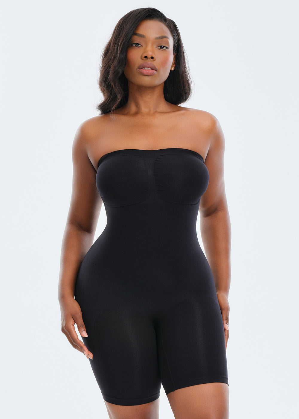 SmoothingSeamless Strapless Bodysuit Shorts