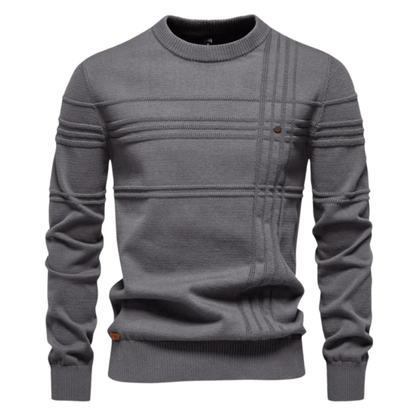 Stijlvolle herenpullover met ruitdesign