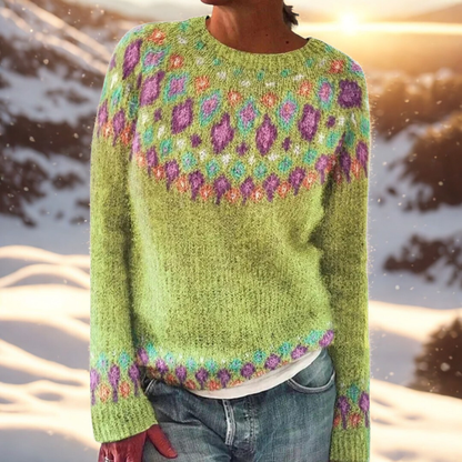 Liv – Wintertrui met tijdloos Scandinavisch patroon