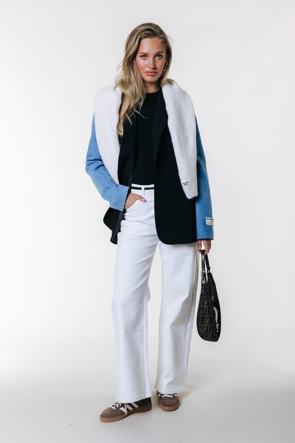 Mimmi Denim Blazer | Black