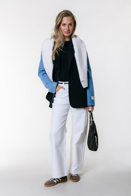 Mimmi Denim Blazer | Black