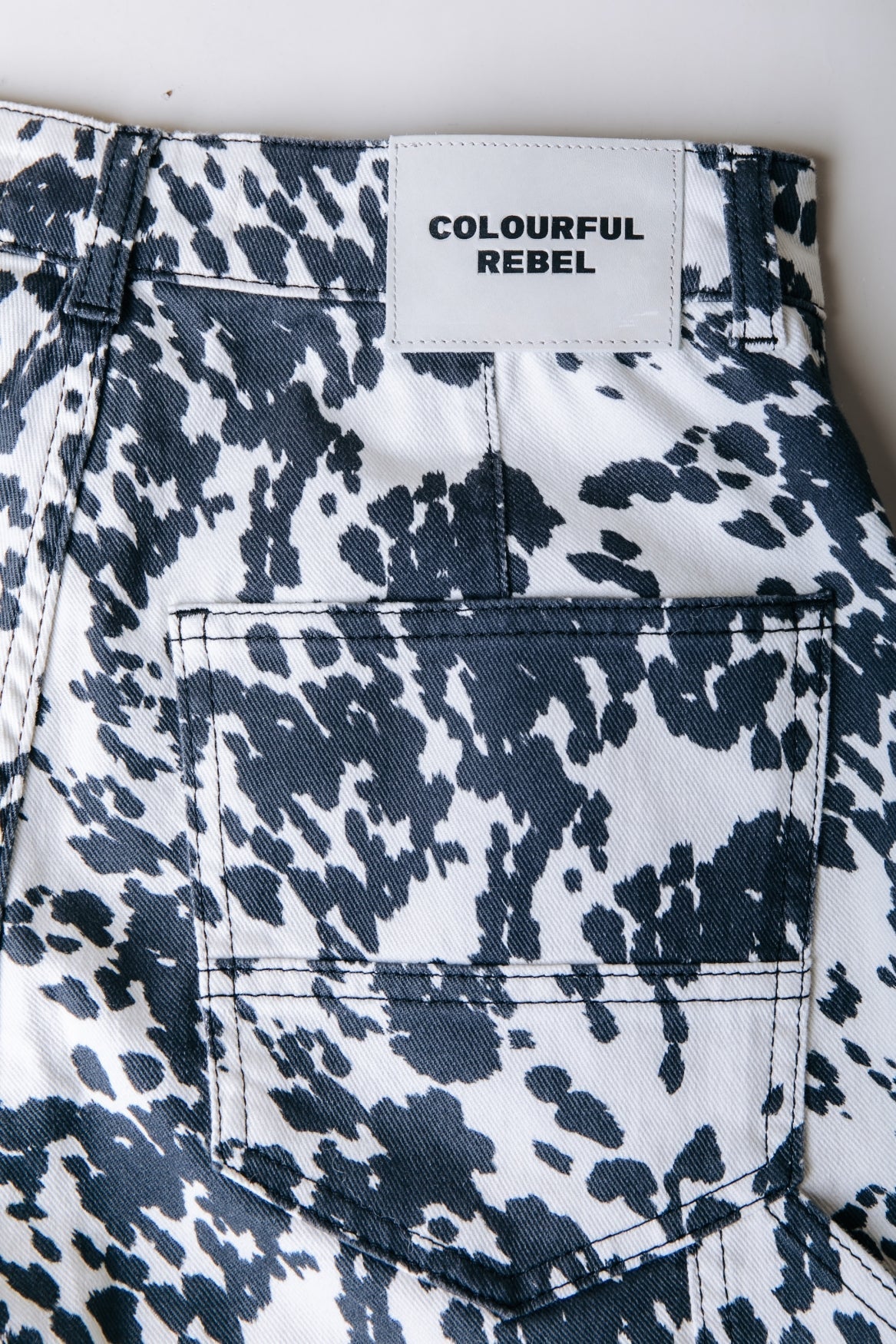 Tinsley Cow Denim Worker Pants | Beige