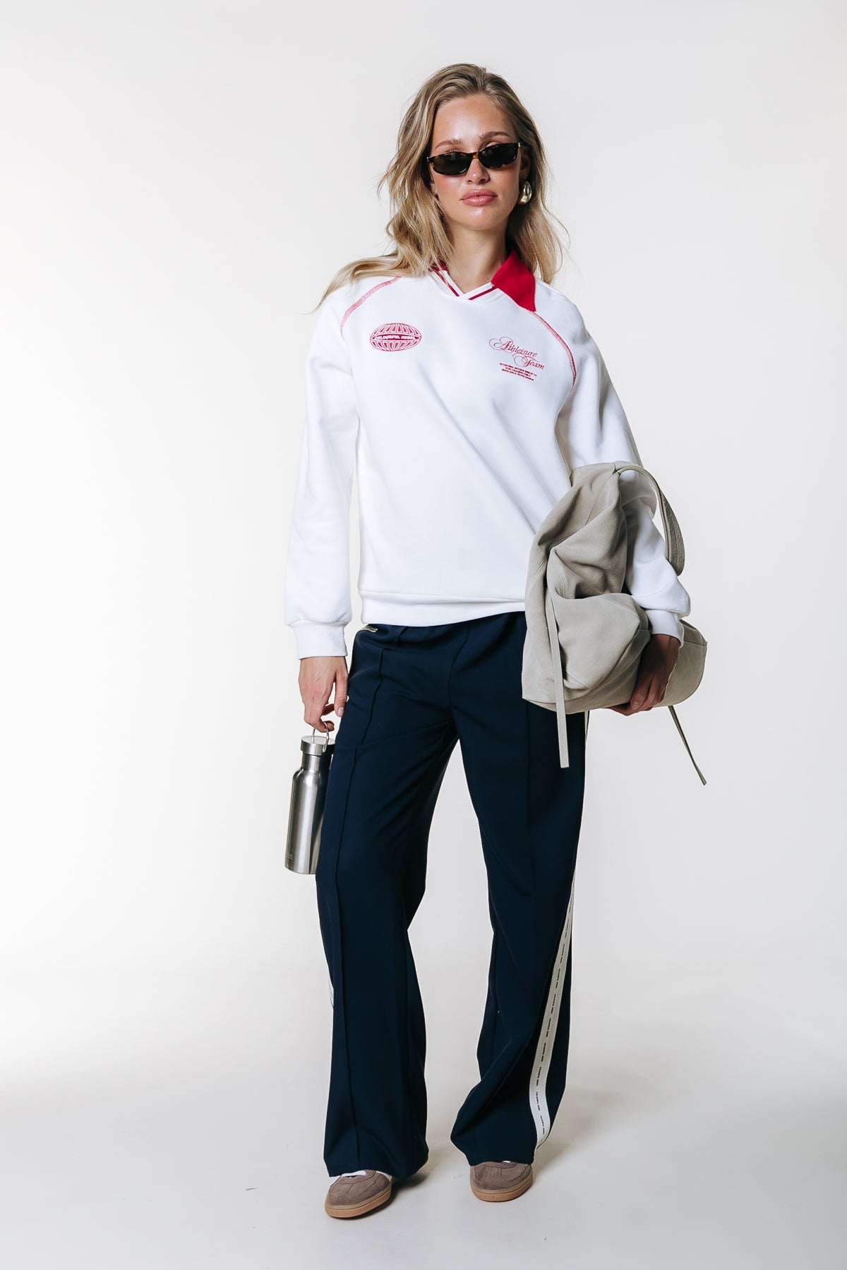 Sport Collar Raglan Sweat | Off white