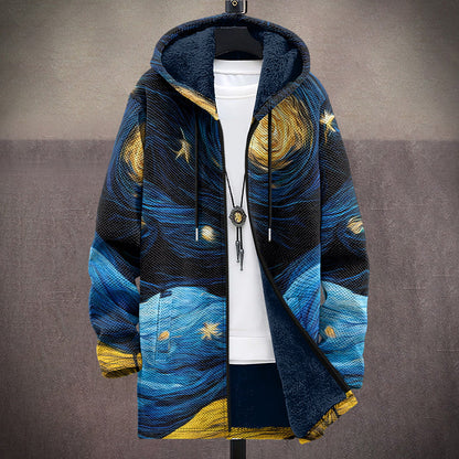 Luxe cardigan met artistieke inspiratie