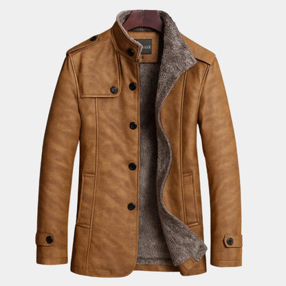 Elegante Herenjas met Tijdloze Warmte en Verfijnde Stijl