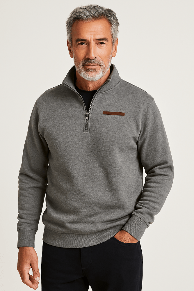 VAN LOREN MODE™ - Casual fleece sweatshirt voor heren