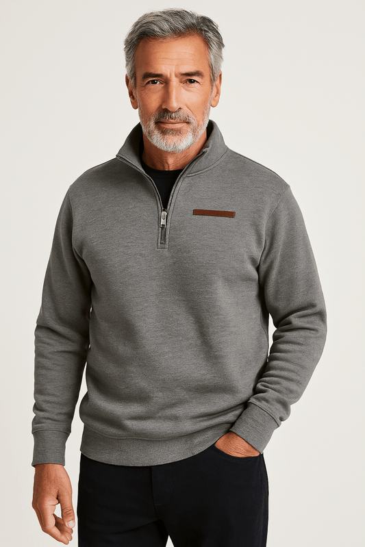 VAN LOREN MODE™ - Casual fleece sweatshirt voor heren