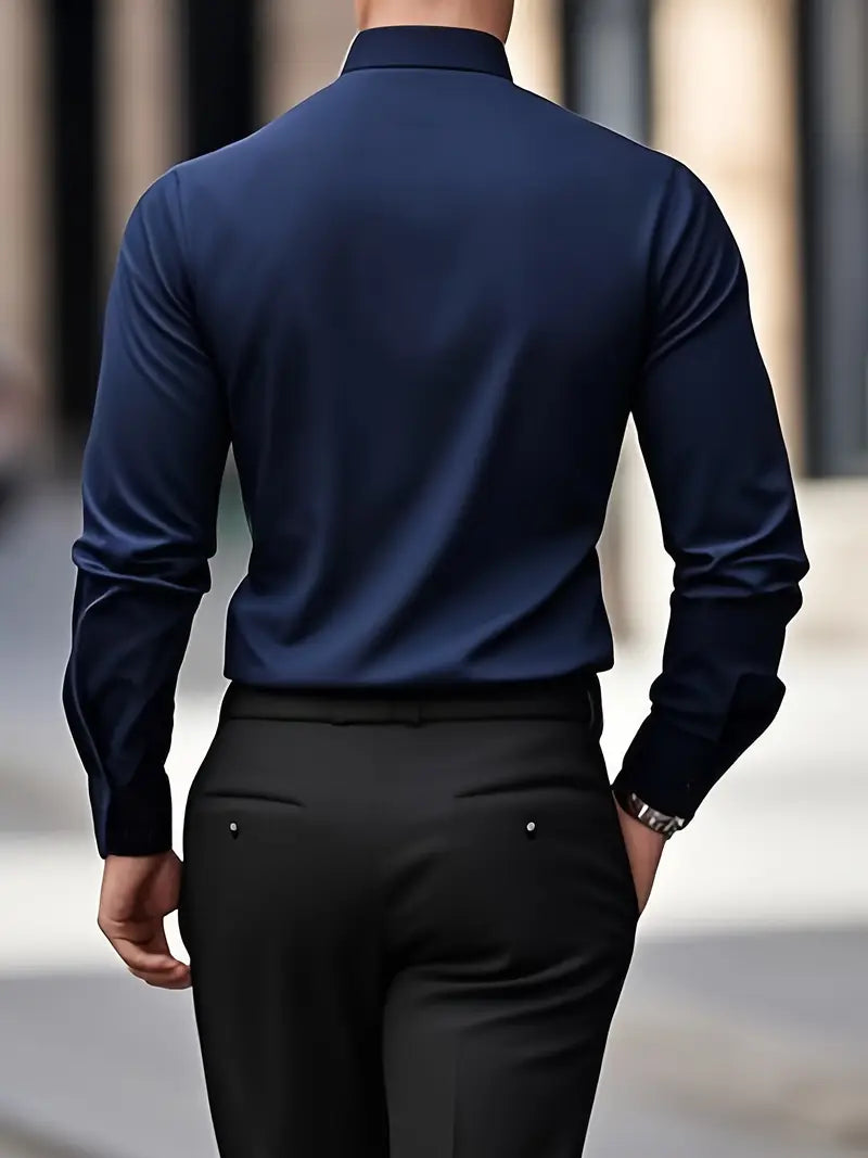 Slim Fit Overhemd met Luxe Uitstraling