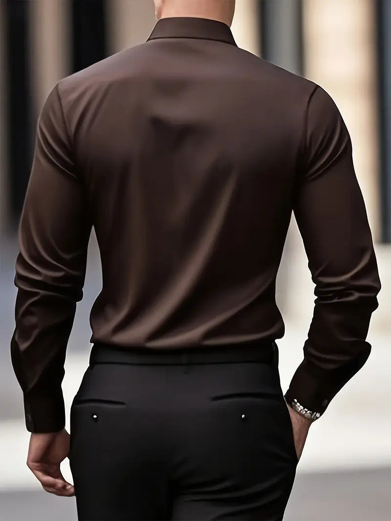 Slim Fit Overhemd met Luxe Uitstraling