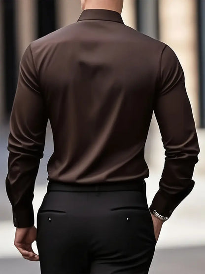 Slim Fit Overhemd met Luxe Uitstraling
