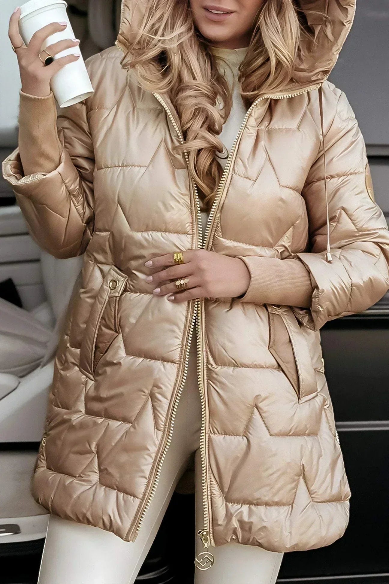 LORETTA | Gewatteerde winterjas