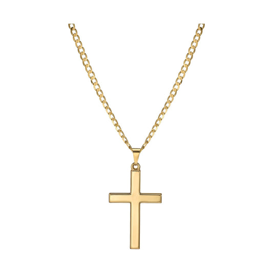 KRUIS BASIS KETTING 333 GOUD