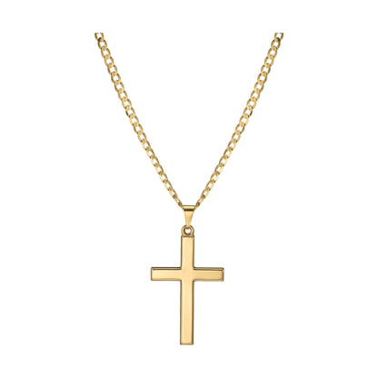 KRUIS BASIS COLLIER 585 GOUD