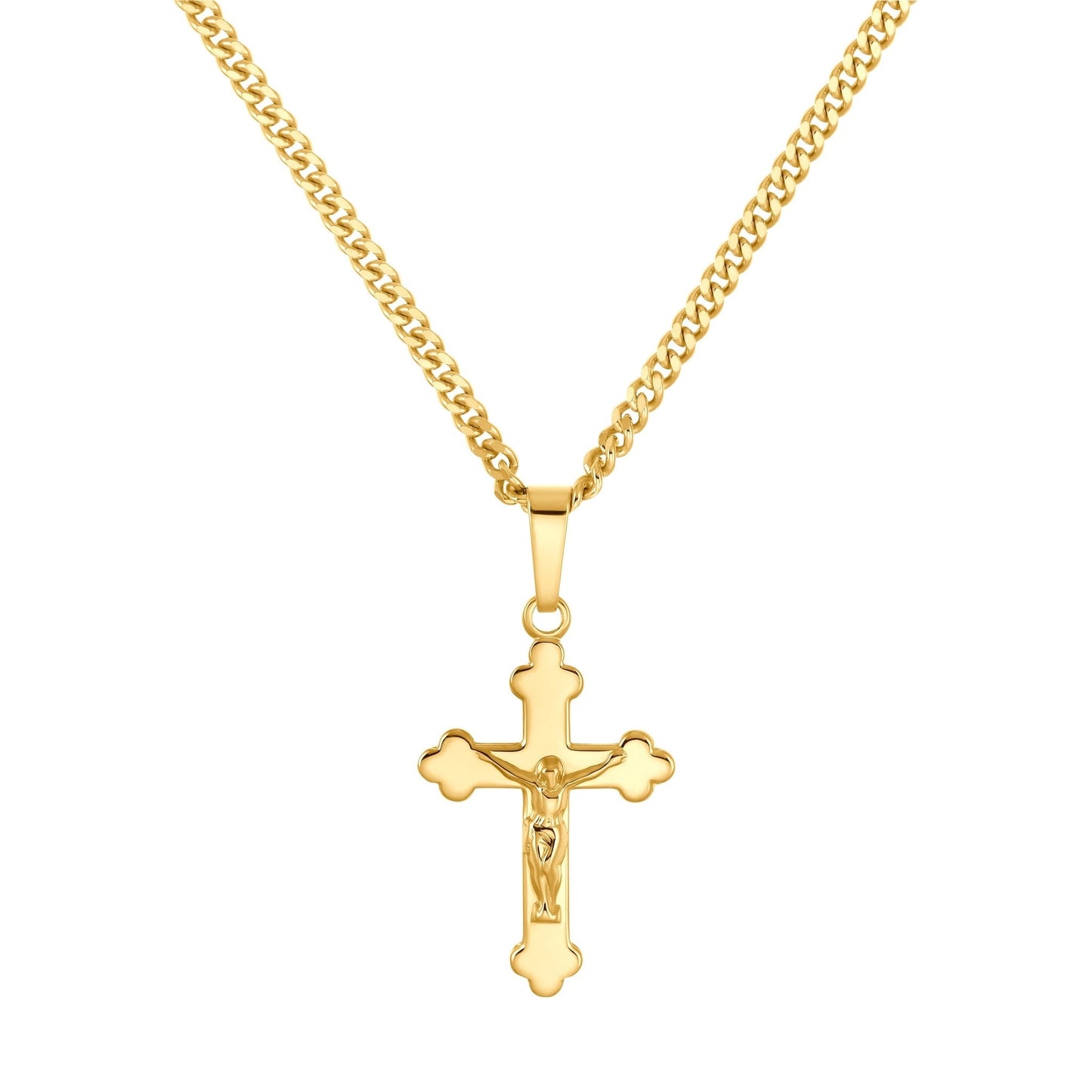 CROSS BODY KETTING 925 ZILVER 18 KARAAT VERGULD