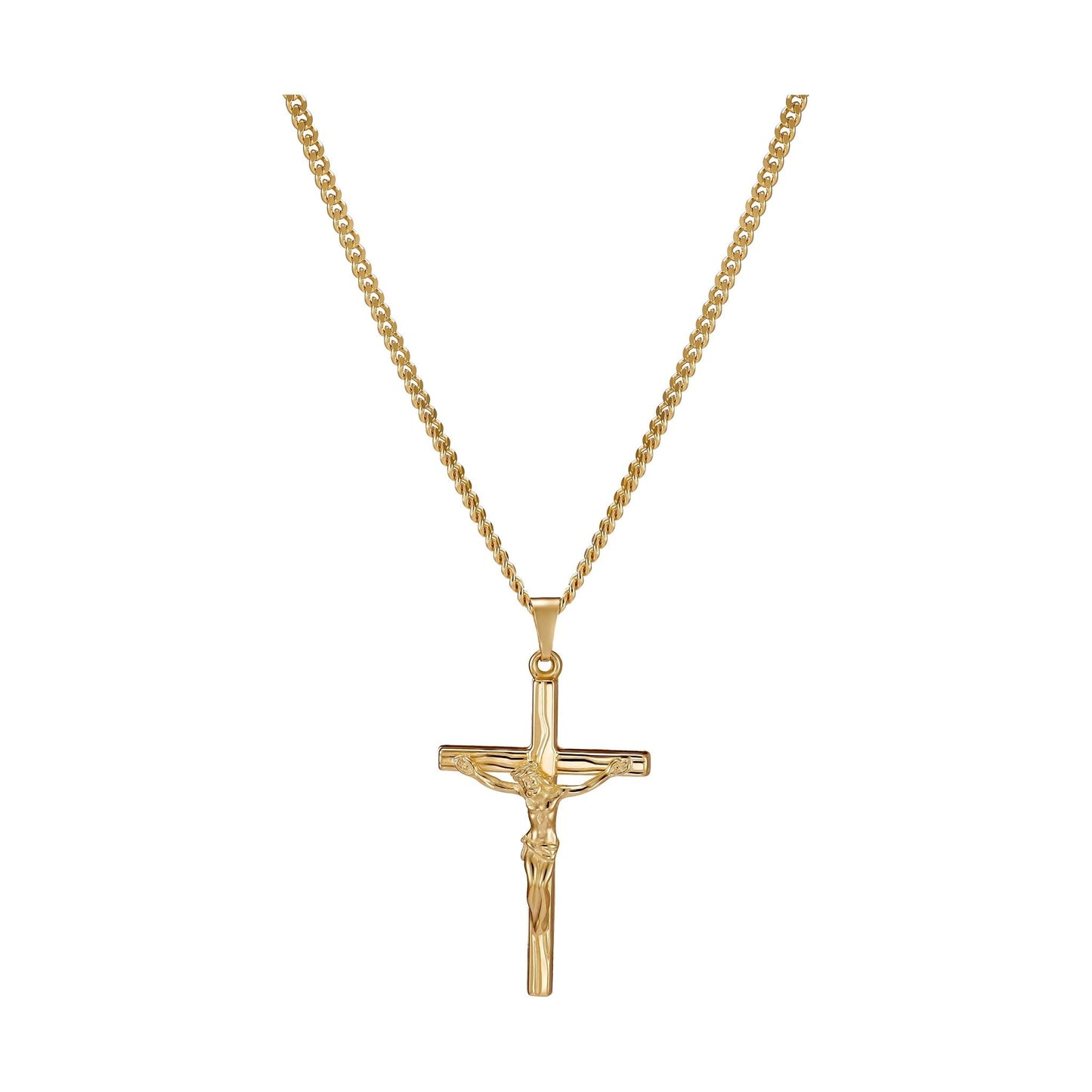 CROSS BODY KETTING 925 ZILVER 18 KARAAT VERGULD