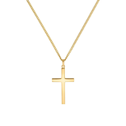 KRUIS MASSIEF COLLIER 585 GOUD