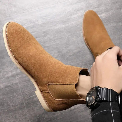 Bradley | Suède Chelsea Boots