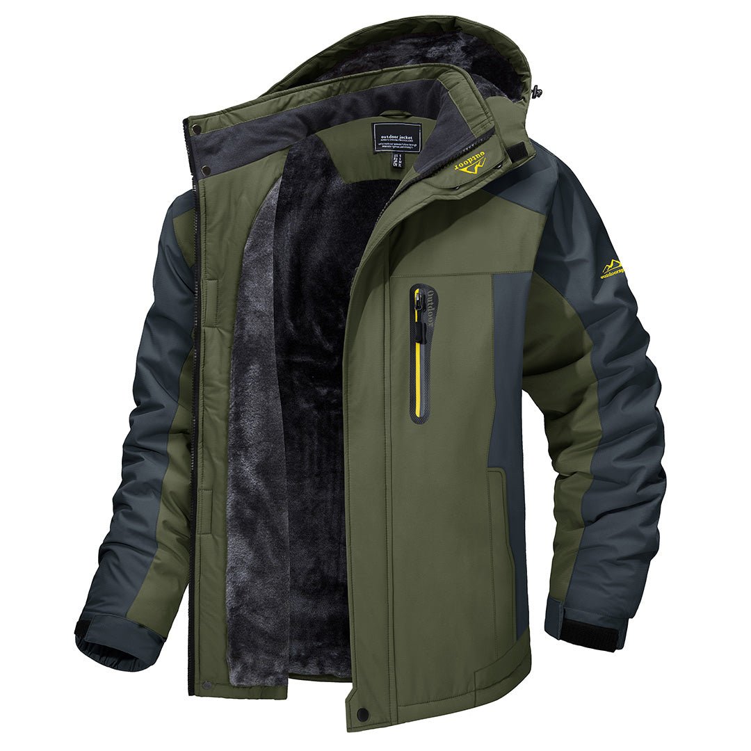Premium Winterjas – Winddicht, Waterdicht & Dikke Fleecevoering