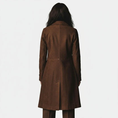 ESMÉE™ | Lange Jas met Tijdloze Elegantie en Comfort voor Dag en Stad