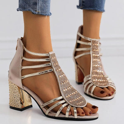 ORTHOLUX | Elegante Hakken Sandalen met Comfort+ voor Jouw Avonden