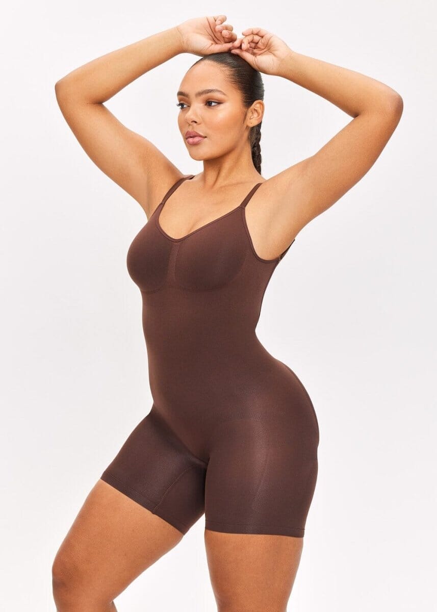 SmoothingSeamless Open-Back Bodysuit
