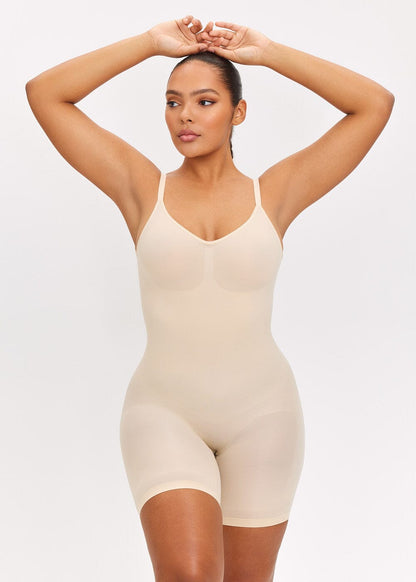 SmoothingSeamless Open-Back Bodysuit