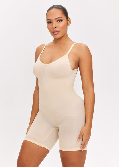 SmoothingSeamless Open-Back Bodysuit