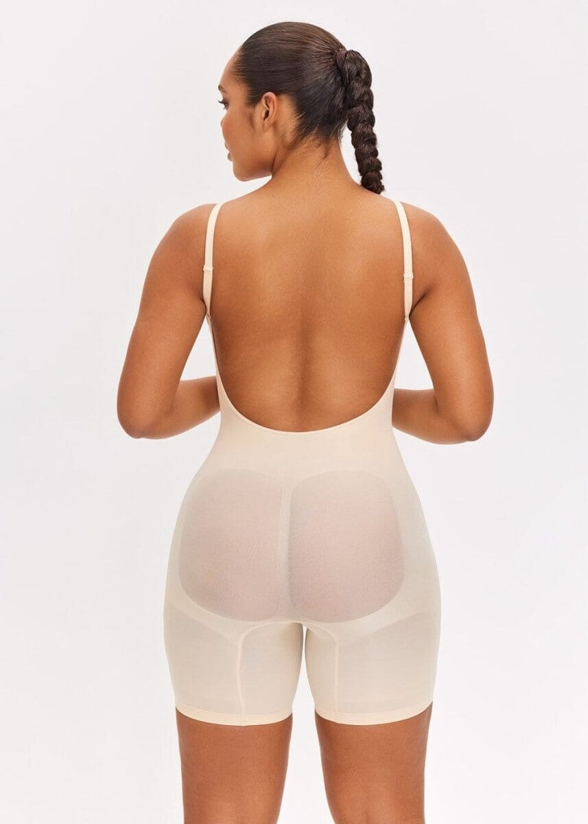 SmoothingSeamless Open-Back Bodysuit