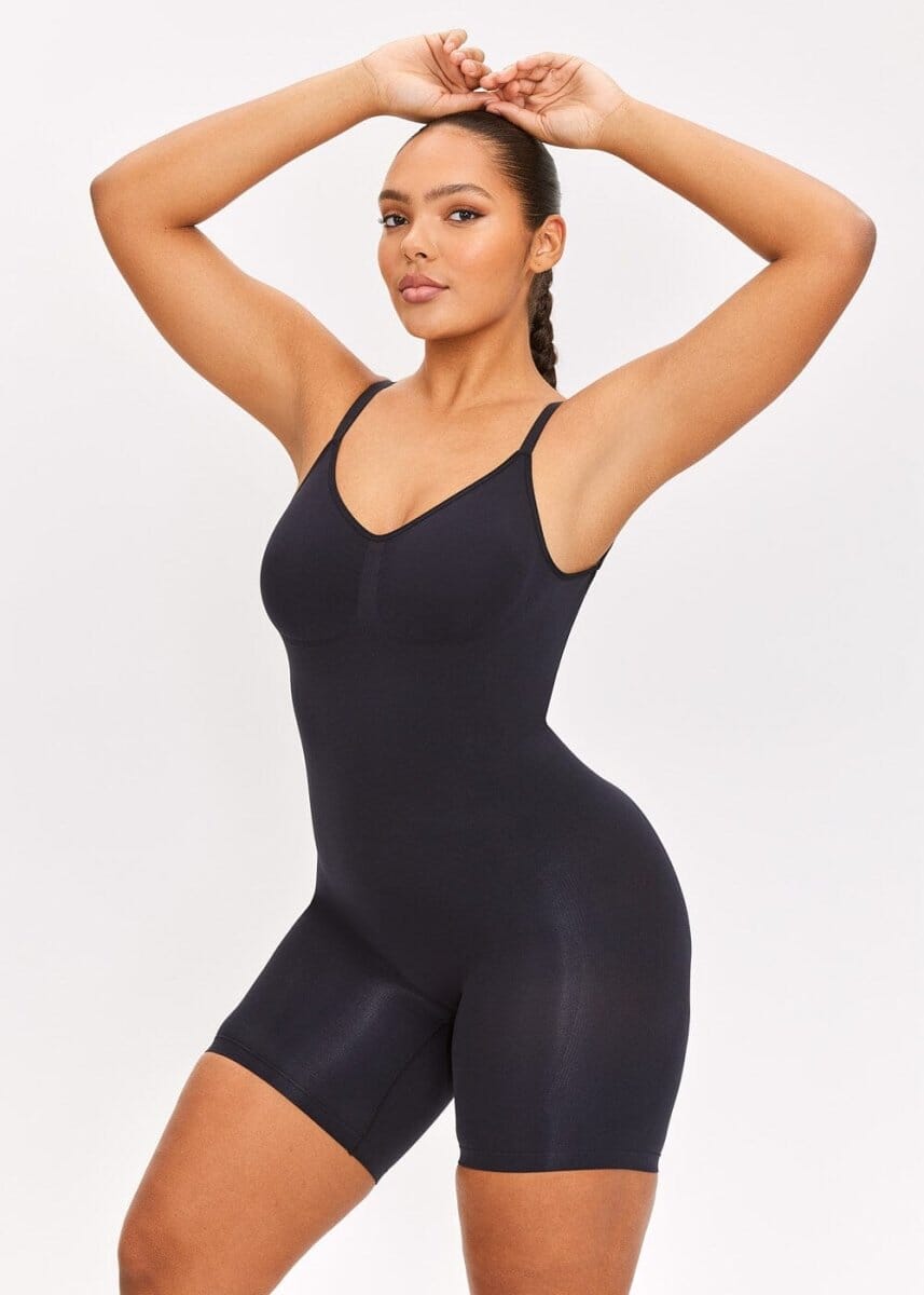 SmoothingSeamless Open-Back Bodysuit