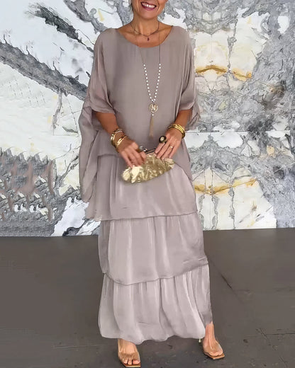 Caroline | Elegante Maxi Jurk Comfortabel voor Alle Gelegenheden