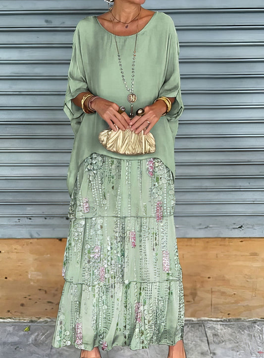 Caroline | Elegante Maxi Jurk Comfortabel voor Alle Gelegenheden