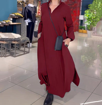 CLAUDIA | Elegante en Modieuze Lange Elastische Jurk